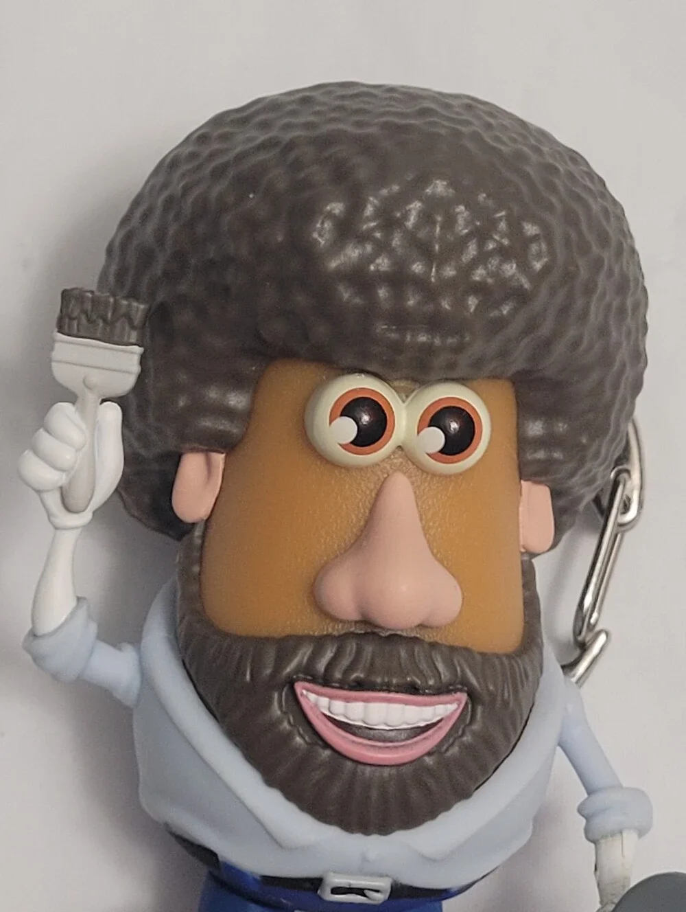 Super Impulse Pop Taters Bob Ross Mr. Potato Head Collector Edition Keychain